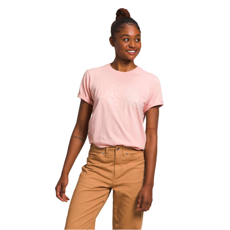 The North Face Womens Half Dome Tee Pink XS, Pink, rebel_hi-res