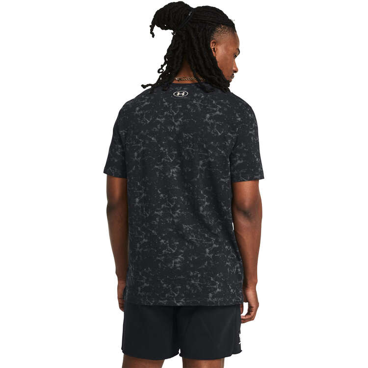 Under Armour Mens Project Rock Free Graphic Tee, Black, rebel_hi-res