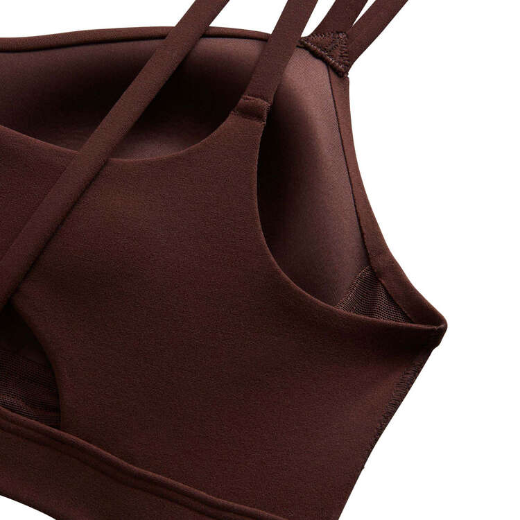 Nike Womens Alate Trace Light-Support Padded Strappy Sports Bra, Brown, rebel_hi-res