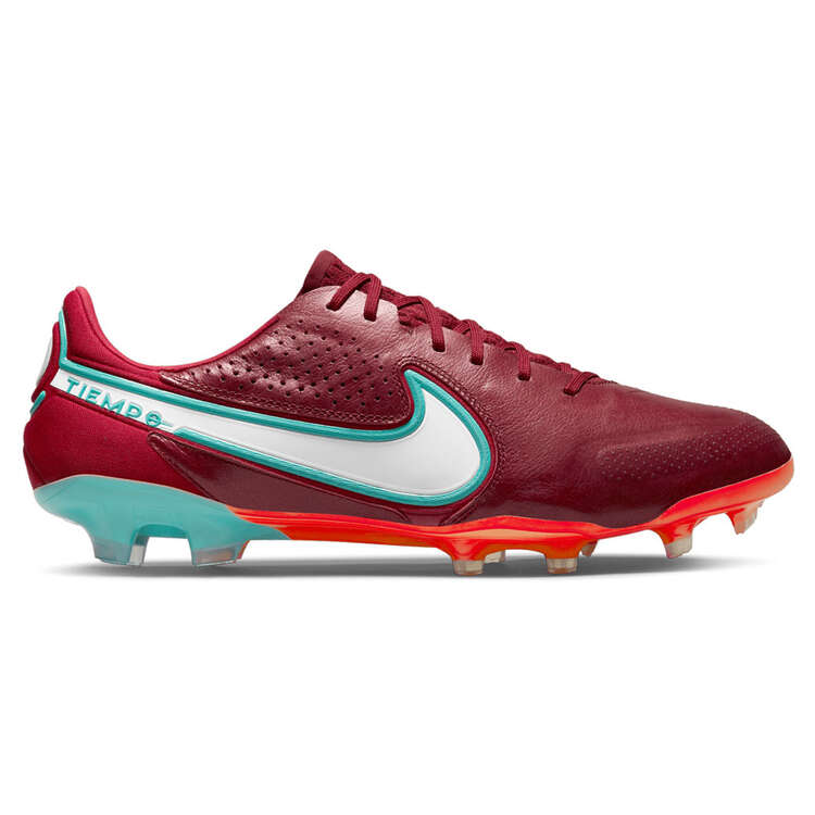 Nike Tiempo Legend 9 Elite Football Boots Red/Green US Mens 7 / Womens 8.5, Red/Green, rebel_hi-res