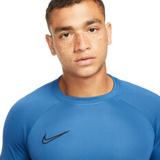 Nike Mens Dri-FIT Academy 21 Football Tee, Blue, rebel_hi-res
