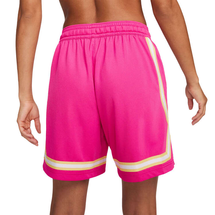 Nike Womens Fly Crossover Basketball Shorts Pink XS, Pink, rebel_hi-res