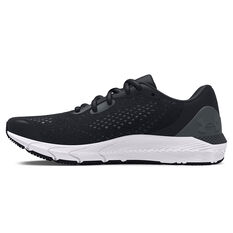 Under Armour HOVR Sonic 5 GS Kids Running Shoes, Black/White, rebel_hi-res