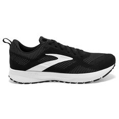 Brooks Revel 5 Mens Running Shoes Black/Grey US 8, Black/Grey, rebel_hi-res