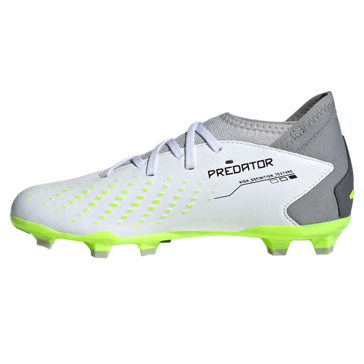 adidas Predator Accuracy .3 Kids Football Boots White/Black US 1, White/Black, rebel_hi-res
