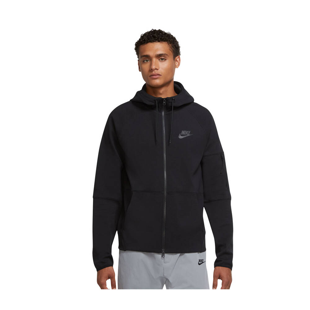 Nike Mens Sportswear Tech Fleece Full-Zip Hoodie Black XL | Rebel Sport