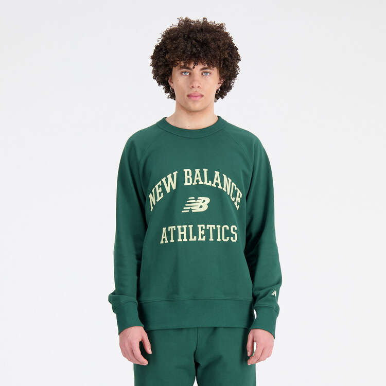 New Balance Mens Athletics Varsity Fleece Sweatshirt, , rebel_hi-res