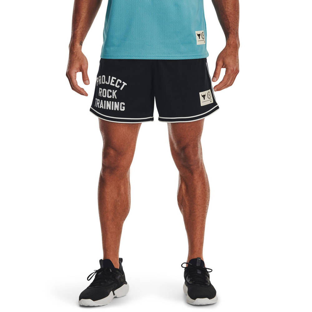 Under Armour Project Rock Mens Mesh Shorts