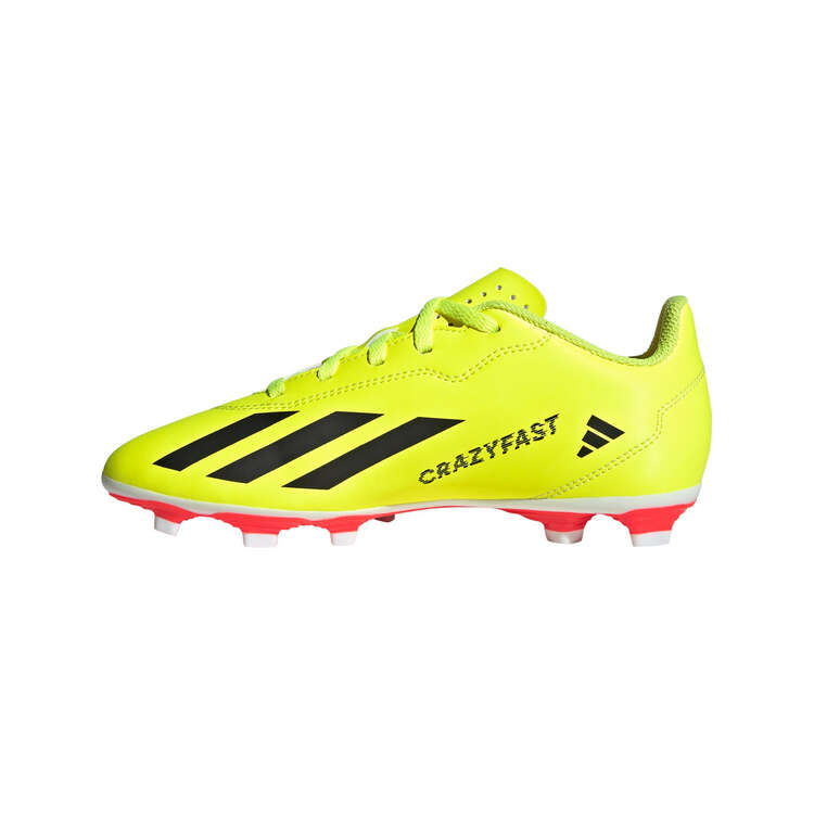adidas X Crazyfast Club Kids Football Boots Yellow/Black US 11, Yellow/Black, rebel_hi-res