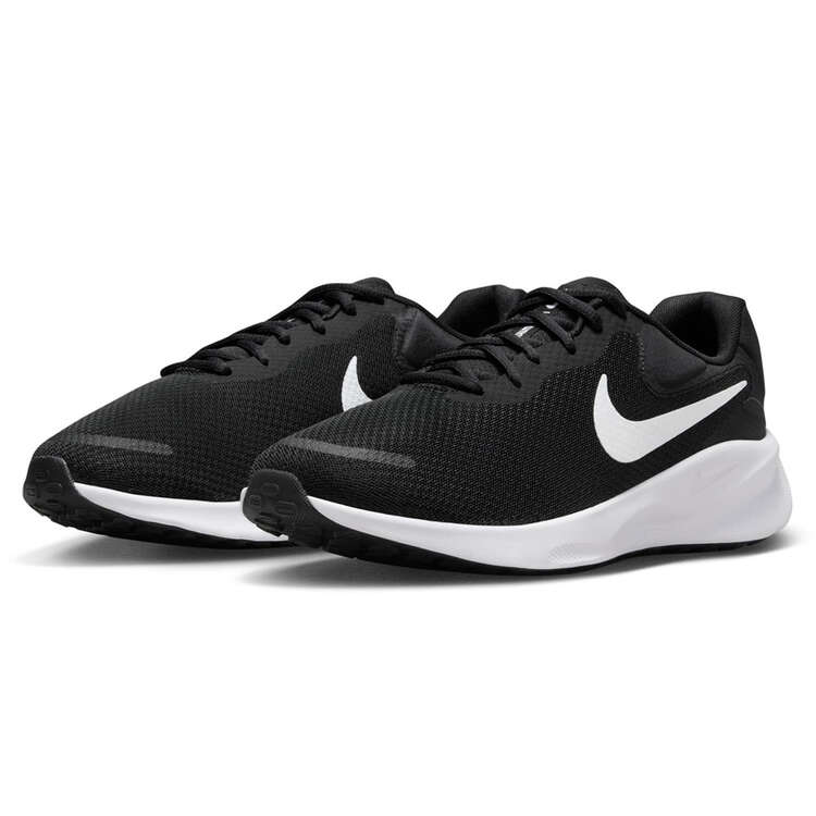 Nike Revolution 7 4E Mens Running Shoes, Black/White, rebel_hi-res