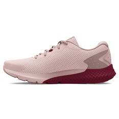 Under Armour Charged Rogue 3 Womens Running Shoes, Pink, rebel_hi-res