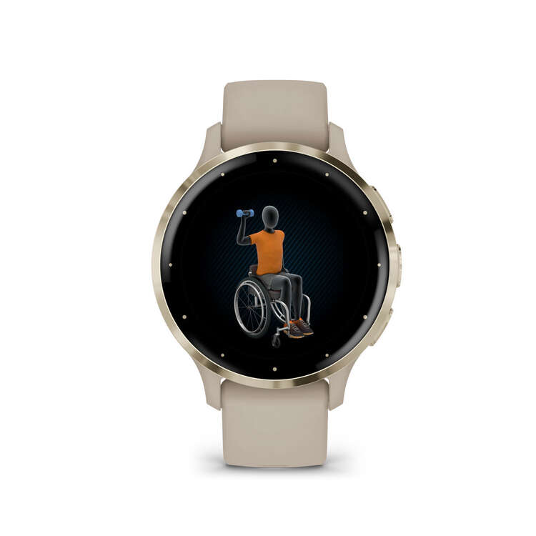 Garmin Venu 3S Smartwatch - French Gray/ Soft Gold, , rebel_hi-res