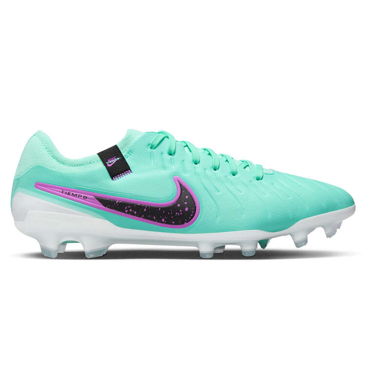 Nike Tiempo Legend 10 Pro Football Boots Turquiose/Pink US Mens 6 / Womens 7.5, Turquiose/Pink, rebel_hi-res