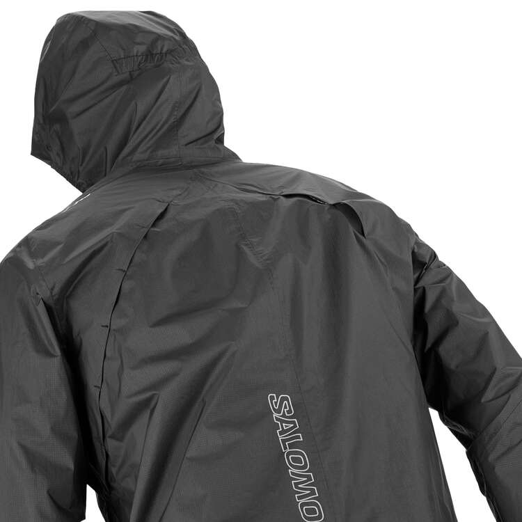Salomon Mens Bonatti Waterproof Trail Jacket, Black, rebel_hi-res