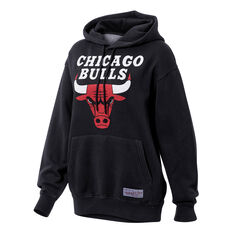 Chicago Bulls Vintage Logo Hoodie Black XS, Black, rebel_hi-res
