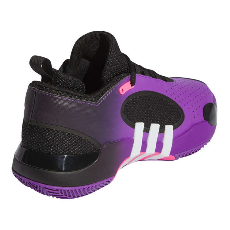 adidas D.O.N. Issue 5 Purple Bloom GS Kids Basketball Shoes, Purple, rebel_hi-res