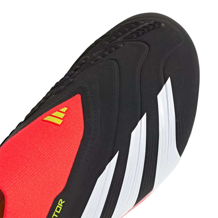 adidas Predator Elite Laceless Kids Football Boots, Black/White, rebel_hi-res
