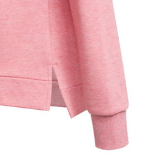 adidas Girls Icons Logo Crew Sweatshirt, Pink, rebel_hi-res
