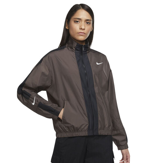Nike Womens Sportswear Repel Jacket, Brown, rebel_hi-res