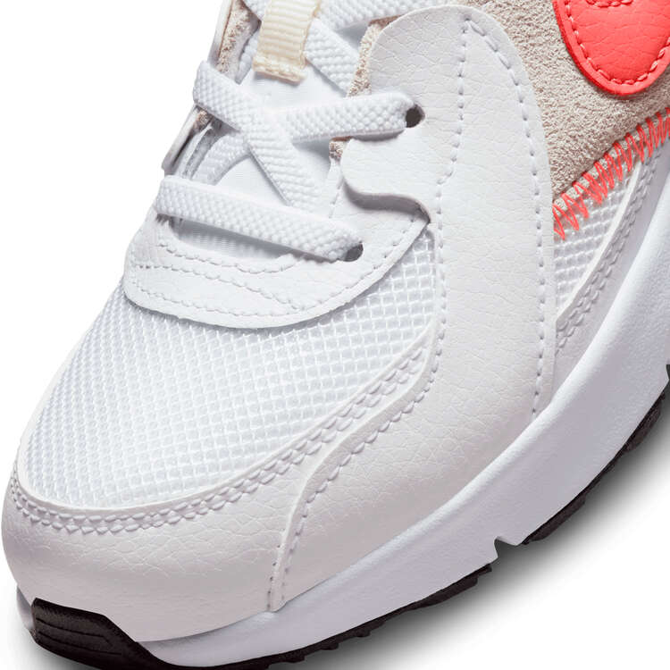 Nike Air Max Excee PS Kids Casual Shoes, White/Pink, rebel_hi-res