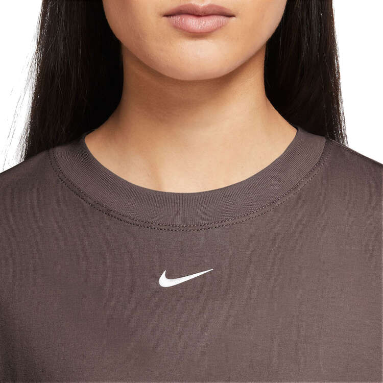 Nike Sportswear Womens Essential Tee, Brown, rebel_hi-res