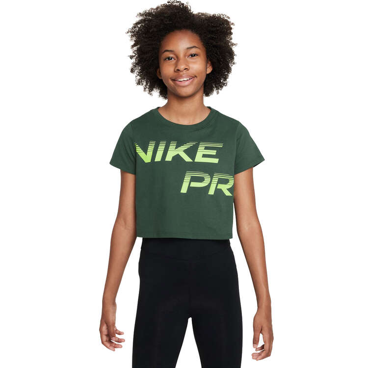 Nike Kids Dri-FIT Sport Essential+ Tee Green XS, Green, rebel_hi-res
