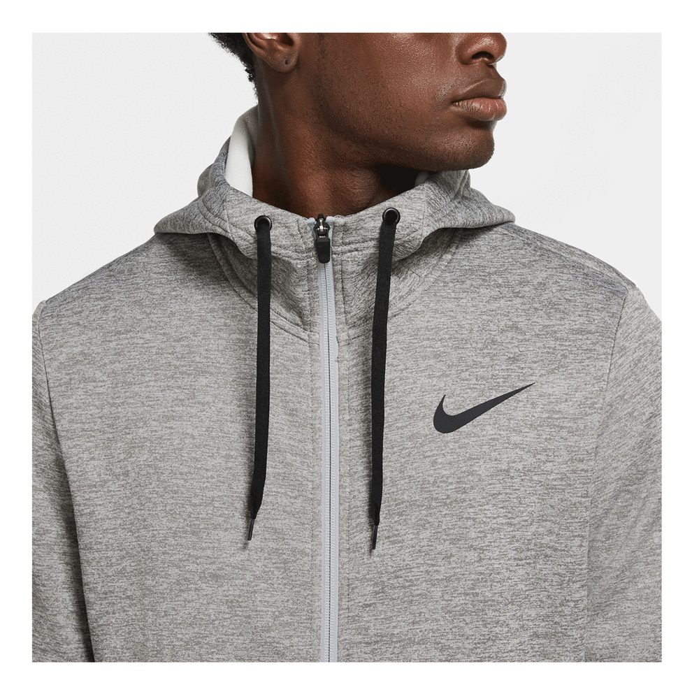 Nike Mens Therma Full-Zip Training Hoodie Grey S | Rebel Sport