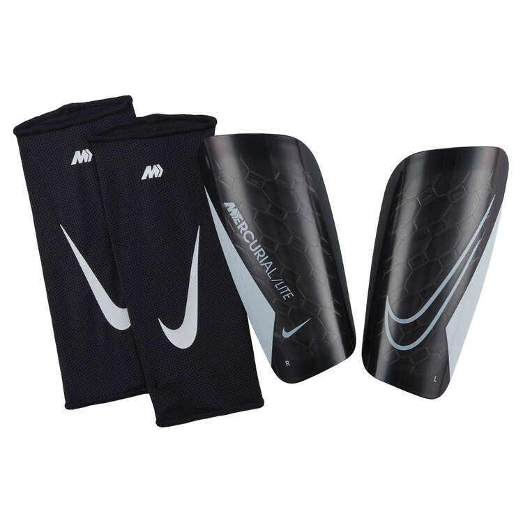 Nike Mercurial Lite Shin Guards Black L, Black, rebel_hi-res