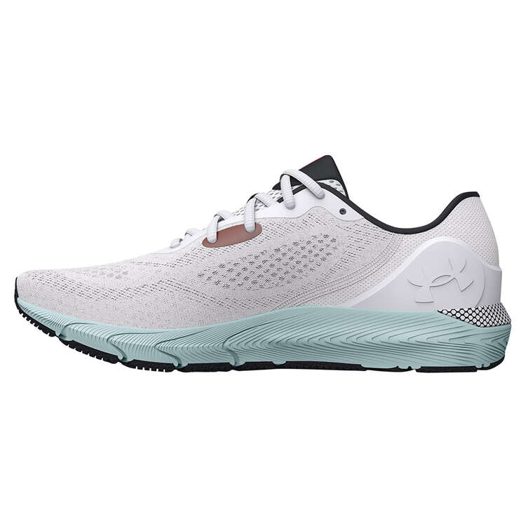 Under Armour HOVR Sonic 5 Womens Running Shoes, White/Brown, rebel_hi-res