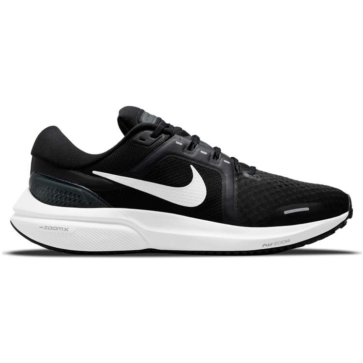 Nike Air Zoom Vomero 16 Mens Running Shoes Black/White US 7, Black/White, rebel_hi-res