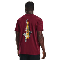 Under Armour Mens 2022 Chinese New Year Tee Red/Gold S, Red/Gold, rebel_hi-res