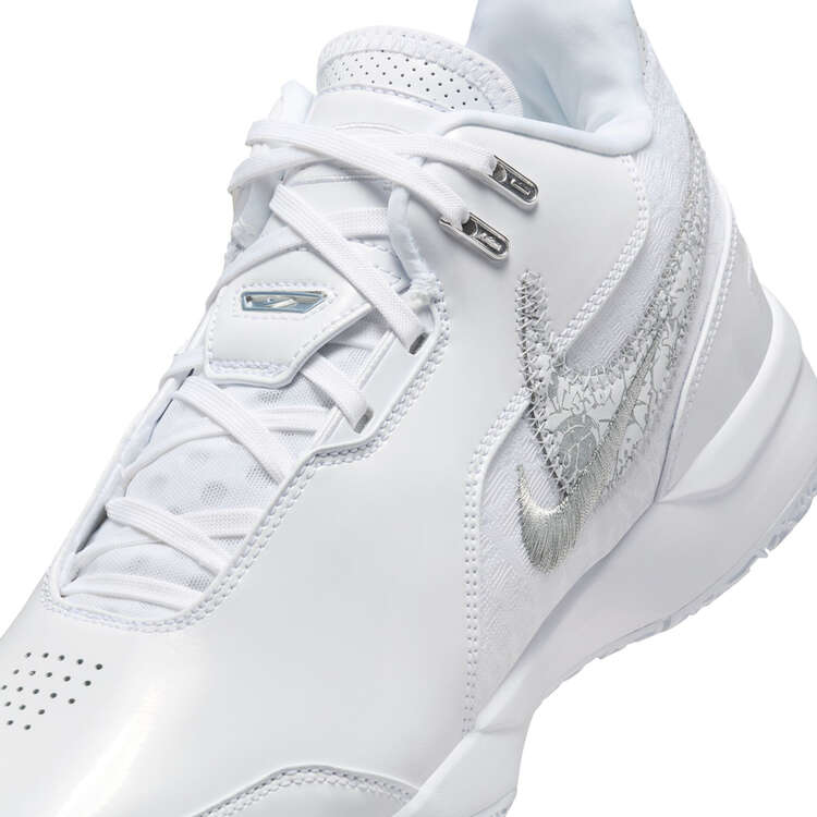 Nike LeBron NXXT Gen Basketball Shoes, White/Grey, rebel_hi-res