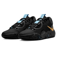 Nike PG 6 Basketball Shoes, Black/Gold, rebel_hi-res