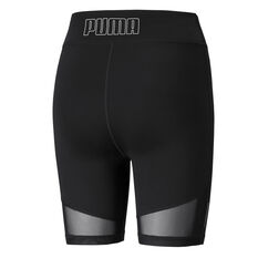 Puma Womens Favourite 7 Inch Biker Shorts Black XS, Black, rebel_hi-res