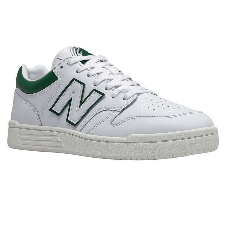 New Balance BB480 Mens Casual Shoes White/Green US 8 | Rebel Sport