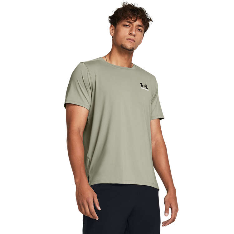 Under Armour Mens Iso-Chill Wild Tee, Green, rebel_hi-res