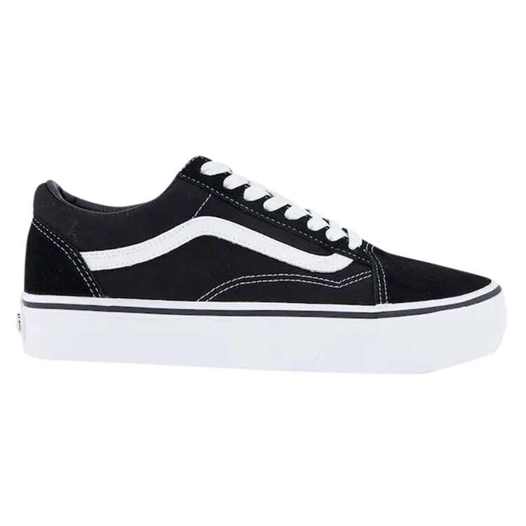 Vans Old Skool Platform Casual Shoes Black/White US Mens 4 / Womens 5.5, Black/White, rebel_hi-res