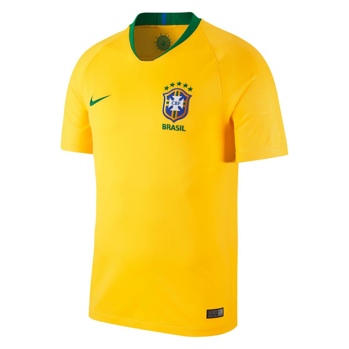Brazil 2018 Mens Home Football Jersey 