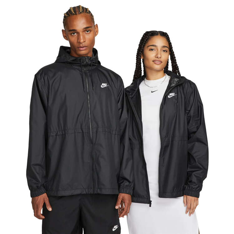 Nike Womens Sportswear Essential Windrunner Woven Jacket Black XS, Black, rebel_hi-res