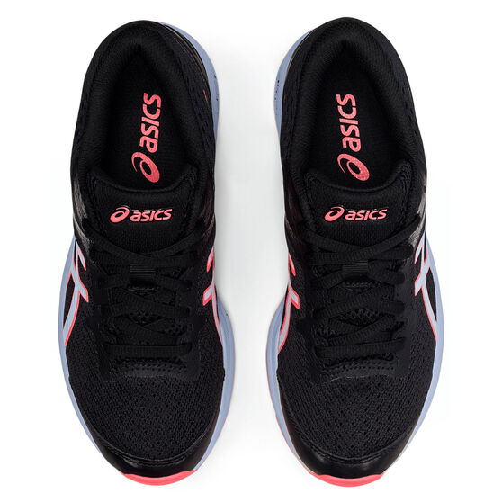 Asics GT 1000 10 GS Kids Running Shoes, Black/Blue, rebel_hi-res