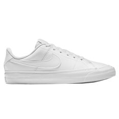 Nike Court Legacy GS Kids Casual Shoes White US 4, White, rebel_hi-res