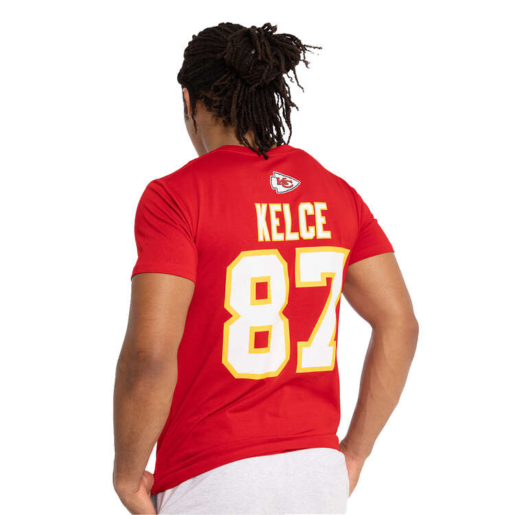 Kansas City Chiefs Travis Kelce Tee, Red, rebel_hi-res