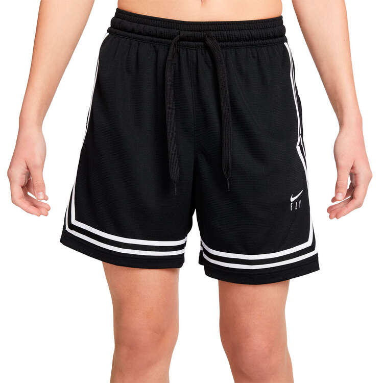 Nike Womens Fly Crossover Basketball Shorts Black XS, Black, rebel_hi-res