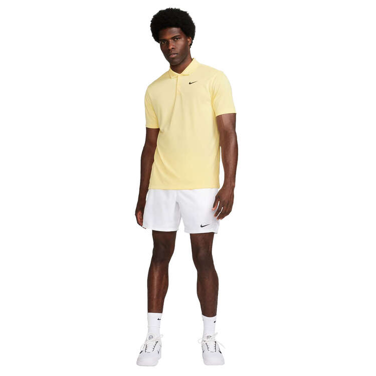 NikeCourt Mens Dri-FIT Tennis Polo, Yellow, rebel_hi-res