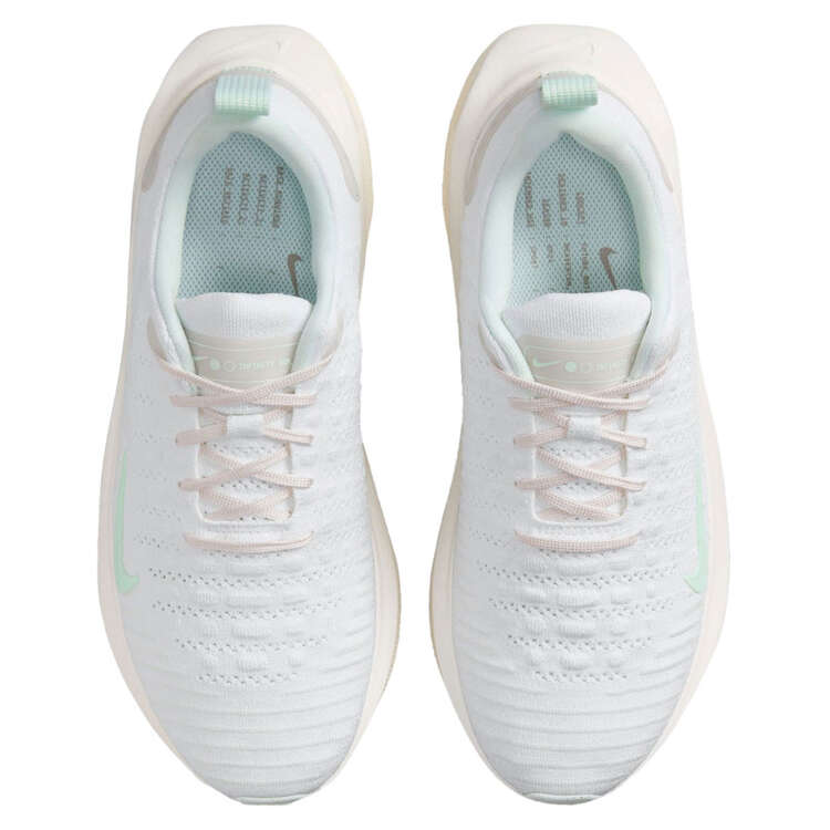 Nike InfinityRN 4 Womens Running Shoes, Mint/White, rebel_hi-res