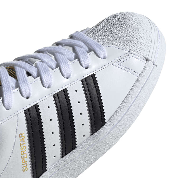 adidas Originals Superstar GS Kids Casual Shoes, White/Black, rebel_hi-res