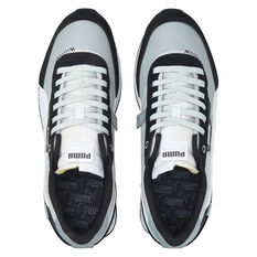 Puma Future Rider Displaced Mens Casual Shoes, Grey/White, rebel_hi-res