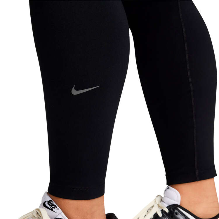 Nike One Womens High-Waisted Tights, Black, rebel_hi-res