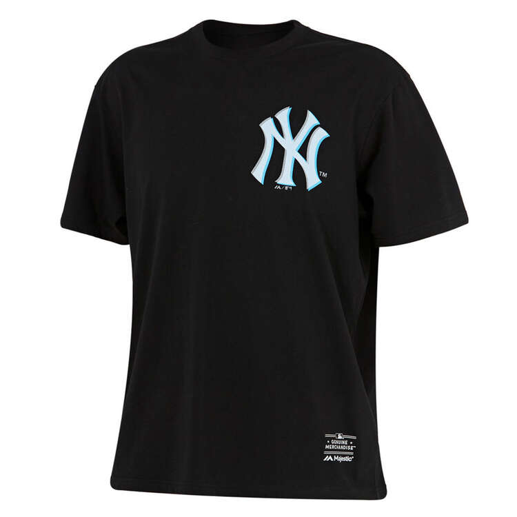 New York Yankees 2024 Mens Neon Tee Black S, Black, rebel_hi-res