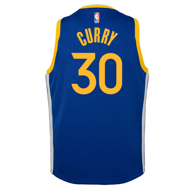 Nike Golden State Warriors Stephen Curry 2019/20 Kids Icon Edition Swingman  Jersey Blue / Yellow Xl | Rebel Sport